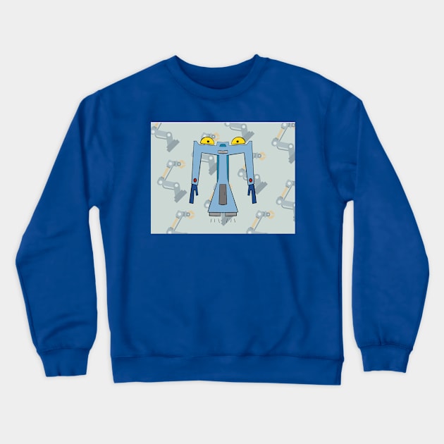 August Floating Robot Crewneck Sweatshirt by Soundtrack Alley